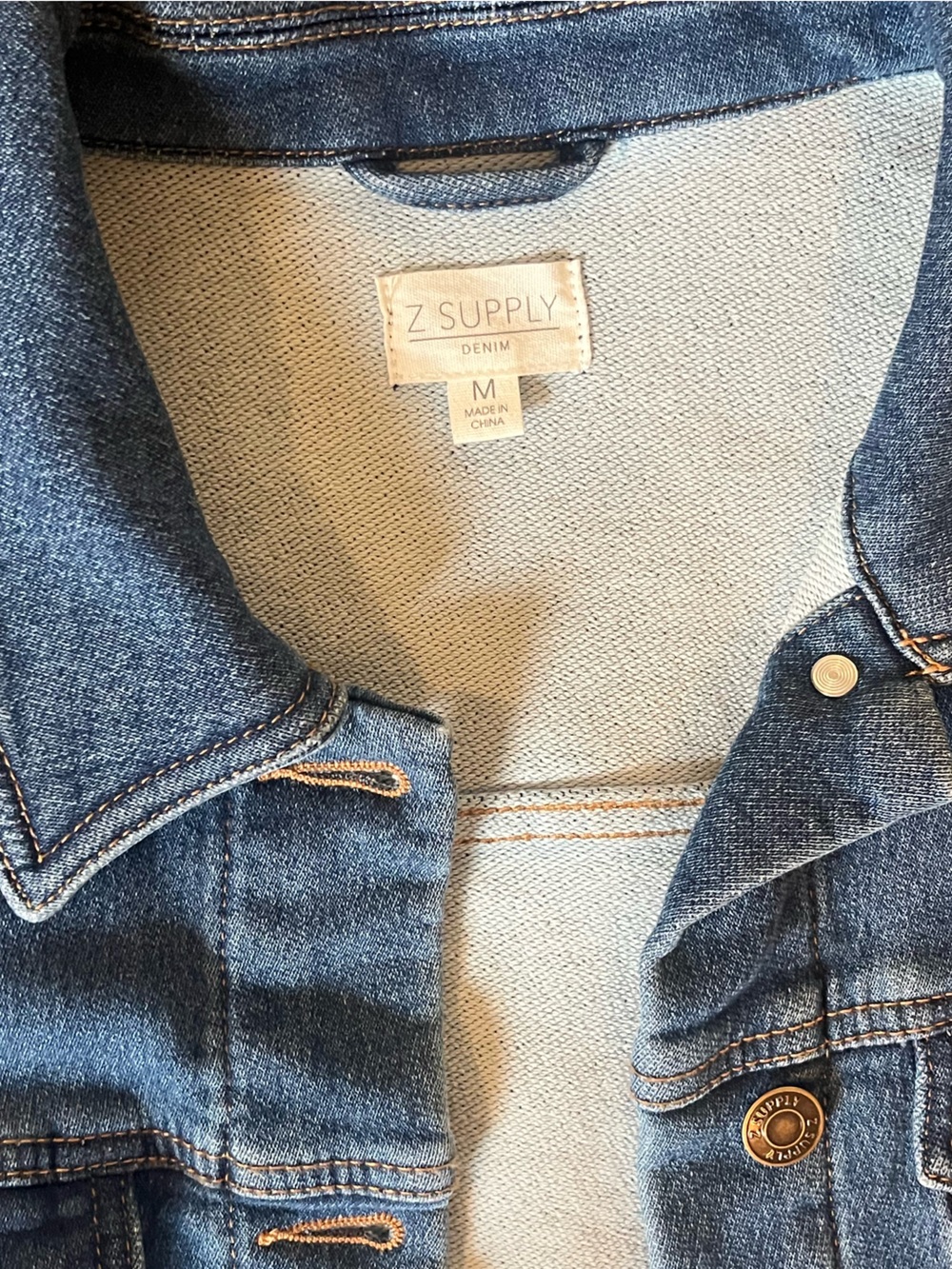 Z SUPPLY Denim Jacket | Vintage Indigo | Size M EUC - Picture 11 of 11